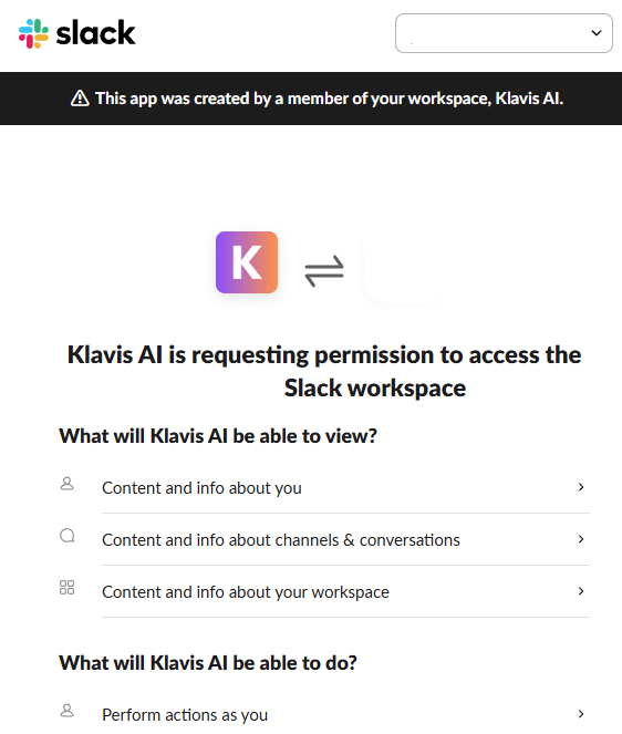 Slack OAuth Flow