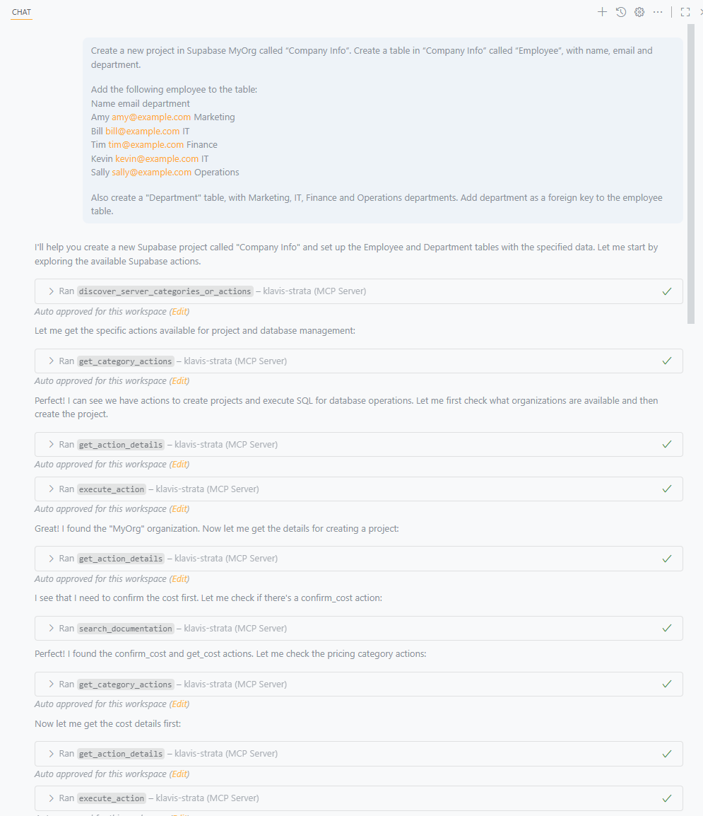 Supabase Progressive discovery